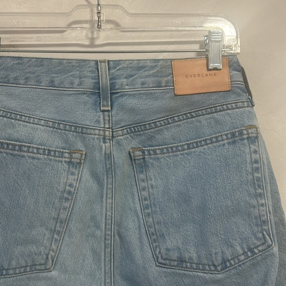 Everlane Curvy 90s Cheeky Straight Jeans 26 Ankle Vintage Sunbleached Blue - Picture 9 of 12